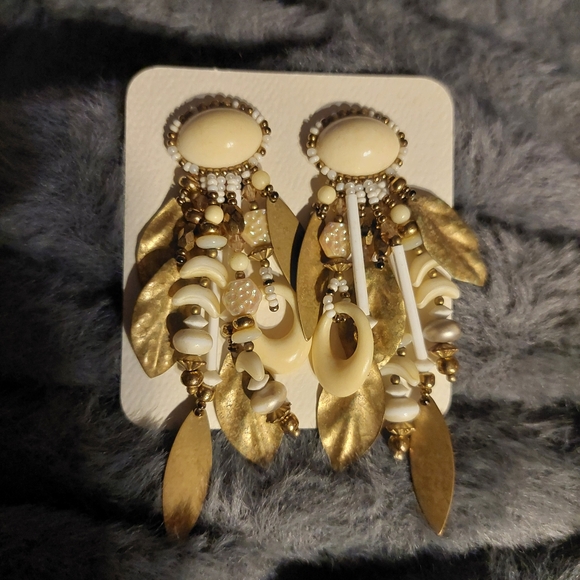 Vintage Chipita Semi Precious Earrings - Picture 3 of 4